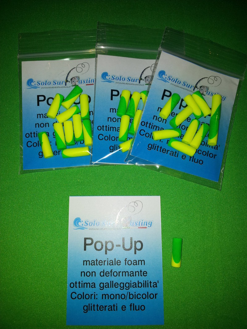 POP-UP FOAM BICOLOR GIALLO/VERDE